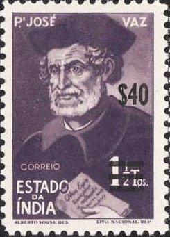 Stamp, Overprints New Value, India, Portuguese,  