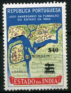 Stamp, Definitives overprinted, India, Portuguese,  
