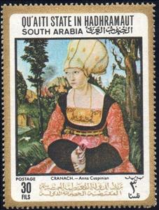 Stamp, Anna Cuspinian, Aden,  