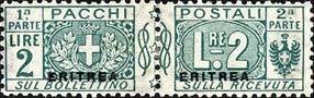 Stamp, Pacchi Postali Overprint "Eritrea", Italian colonies, territories and occupations,  