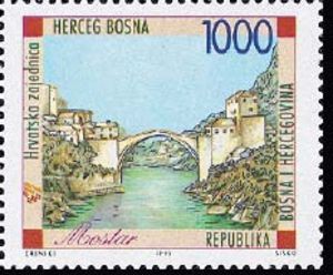 Old Bridge over Neretvar,Mostar