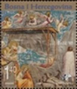 Stamp, Christmas 1997, Bosnia and Herzegovina, Croatian Administration,  , Christmas