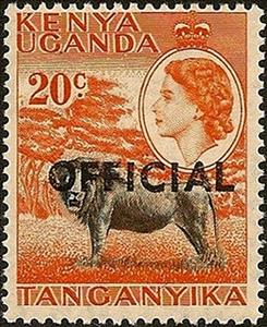 Stamp, Lion (Panthera leo), East African Community,  