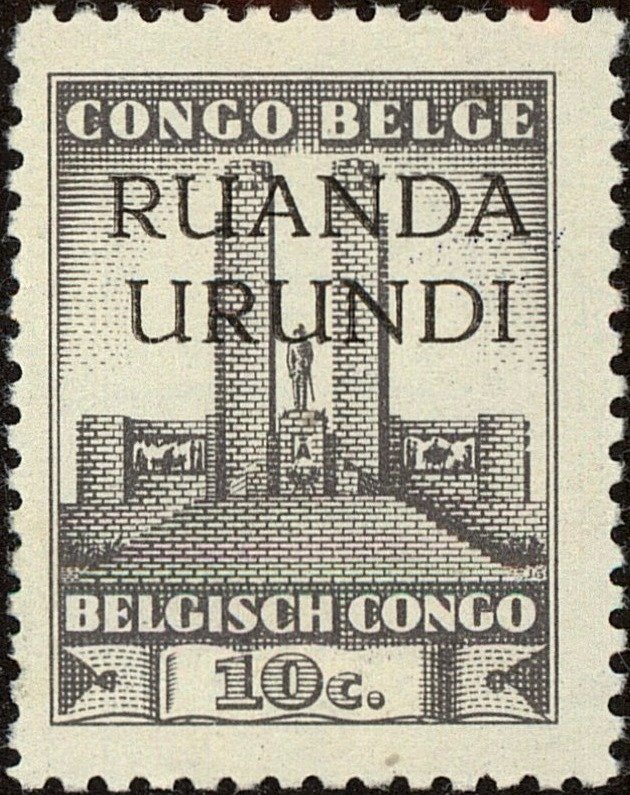 Bel BE C214 overprint Ruanda-Urundi