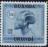 type "Vloors" Belgian Congo Bel BE C130 with overprint