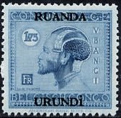 type "Vloors" Belgian Congo Bel BE C131 with overprint