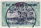 Stamp, Belgian Congo Bel BE C28 with overprint, Ruanda-Urundi,  