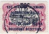 Stamp, Belgian Congo Bel BE C29 with overprint, Ruanda-Urundi,  