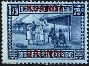 The droplet milk, Convalescent area (BE C155) with overprint