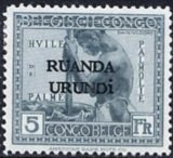 type "Vloors" Belgian Congo Bel BE C116 with overprint