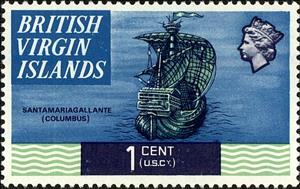 Stamp, Santa Maria, British Virgin Islands,  , Ships