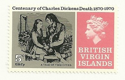 Stamp, Tale of Two Cities, British Virgin Islands,  , Authors