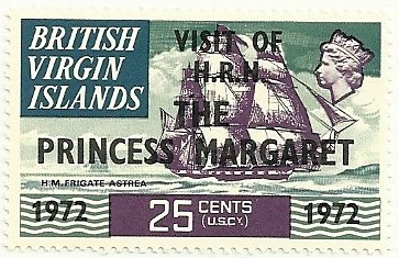 Stamp, Overprinted, British Virgin Islands,  , Ships, Sailing Ships