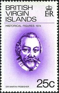 Stamp, Sir Martin Frobisher, British Virgin Islands,  