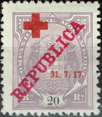 Elephants Overprint Red Cross (reis)