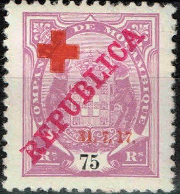 Elephants Overprint Red Cross (reis)