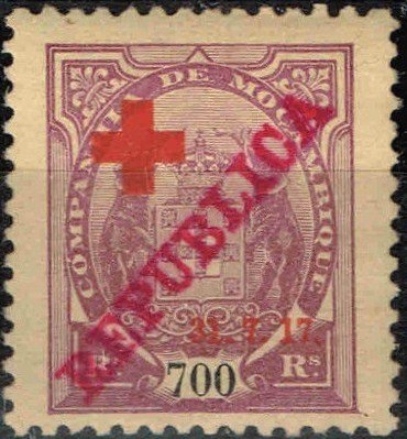 Elephants Overprint Red Cross (reis)
