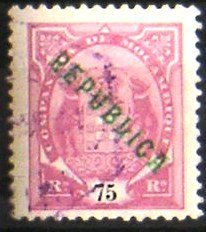 Elephants Overprinted Republica 