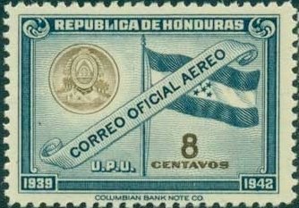 Coat of arms and flag of Honduras