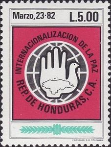 Stamp, Symbol, Honduras,  , Hands