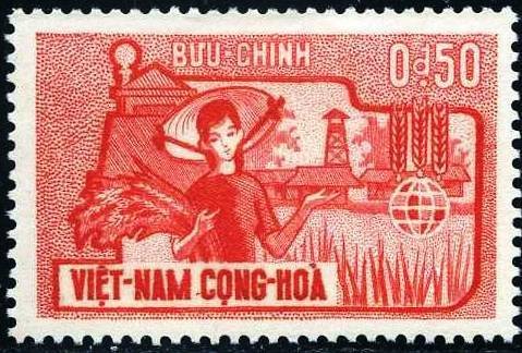 Farm Woman with Grain