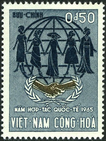 Year of International Cooperation - 0.50 D  blackish blue / 