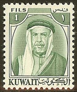 Stamp, Scheikh Abdullah as-Salim AI Sabah (1899-1965), Kuwait,  