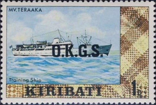 Overprinted O.K.G.S.
