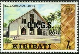Stamp, Overprinted O.K.G.S., Kiribati,  