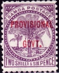 Overprinted in Red