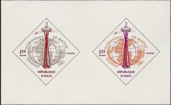 Observation tower and World map