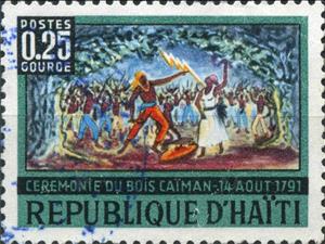 Stamp, Ceremony of Caiman Forest, Haiti,  