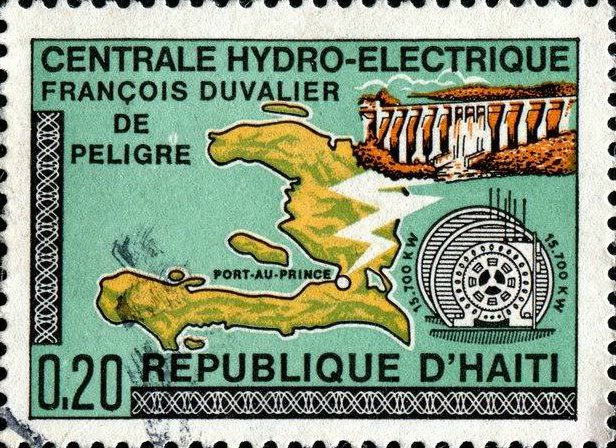 Map of Haiti, Dam and Generator