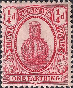 Stamp, Turk,s Head Cactus, Turks and Caicos Islands,  , Cacti
