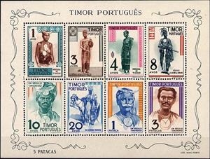 Souvenir Sheet, Residents of Timor, East Timor,  , People