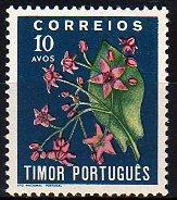 Stamp, Calotropis gigantea, East Timor,  , Flowers, Plants (Flora)