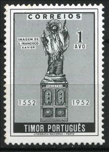 Stamp, Statue of St Francis Xavier, East Timor,  