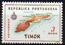 Timor map