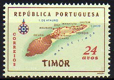 Timor map