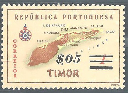 Map of Timor