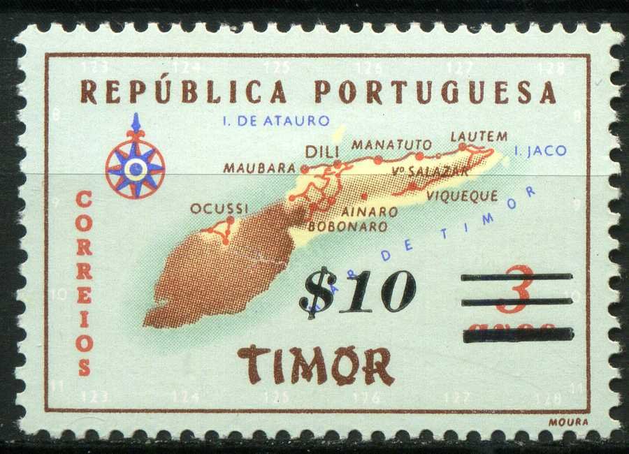 Map of Timor
