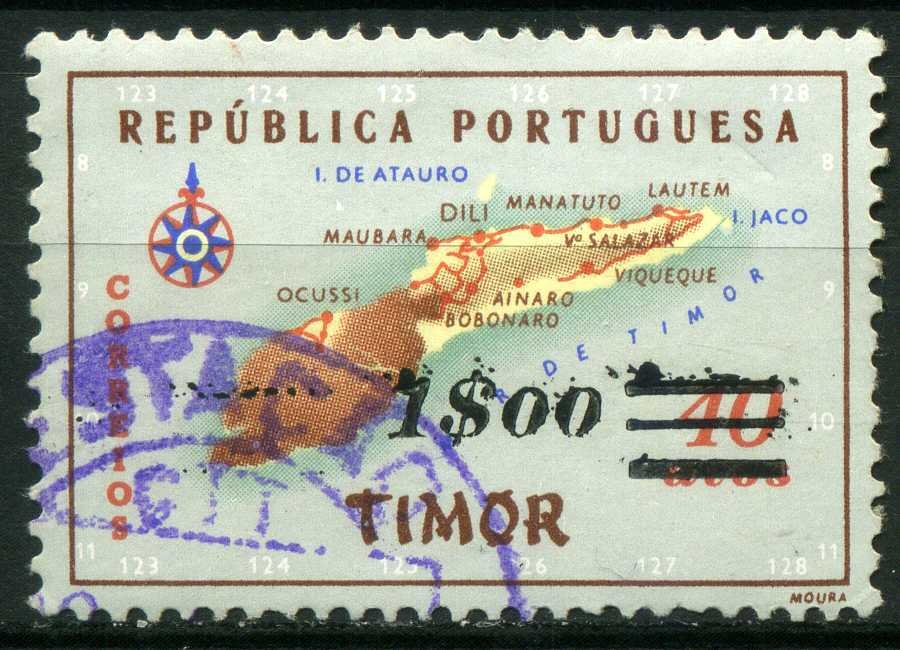 Map of Timor