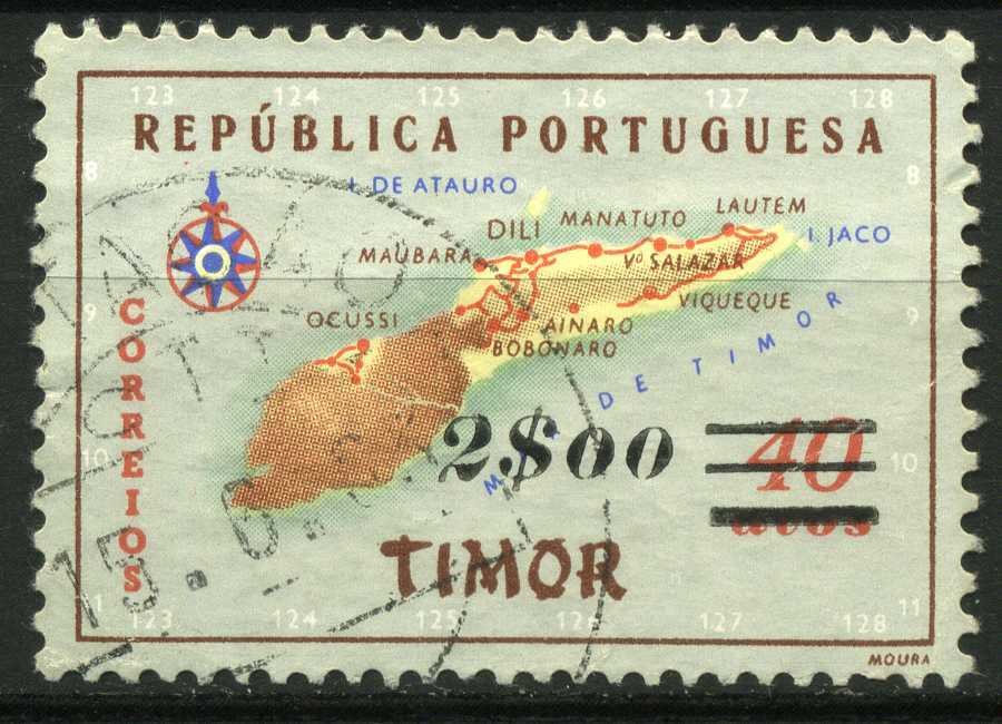 Map of Timor