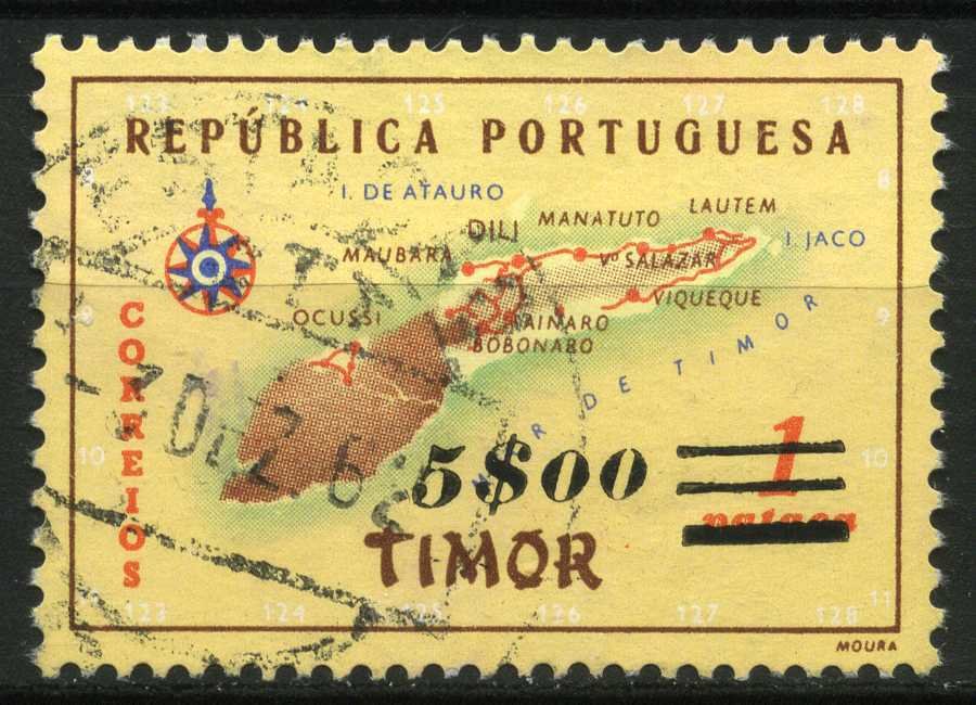 Map of Timor