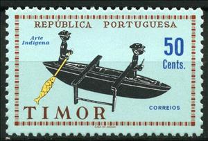 Stamp, Timorese Art, East Timor,  