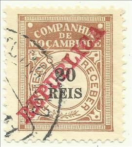 Stamp, Regular Issue, with surcharge, Mozambique society,  