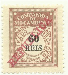 Stamp, Regular Issue, with surcharge, Mozambique society,  
