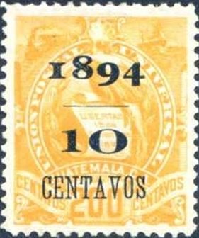 Coat of arms (1871-1968) - overprint
