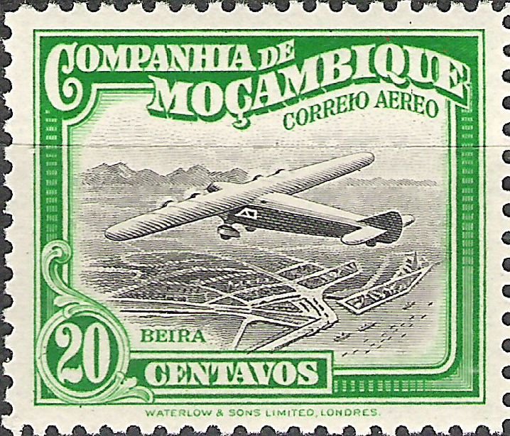 Airplane over Beira