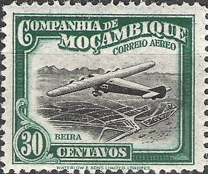 Airplane over Beira